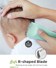 img 2 attached to 👶 Quiet Rechargeable Baby Hair Clipper: Waterproof Trimmer for Kids & Toddlers