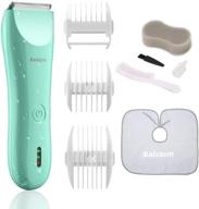 👶 quiet rechargeable baby hair clipper: waterproof trimmer for kids & toddlers logo