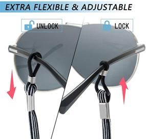 img 3 attached to 🕶️ Versatile Eyewear Retainer: Ftojos Adjustable Sunglasses Holder"