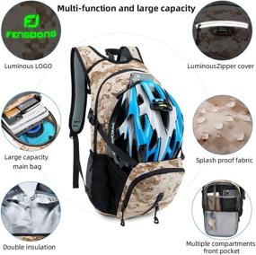 img 3 attached to 🥾 Sporting Hiking Backpack - Lightweight Hydration Pack with 2L TPU Water Bladder