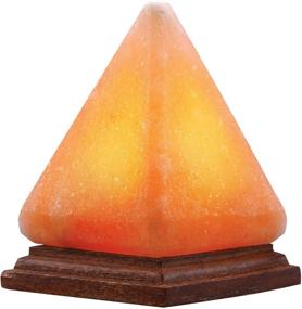 img 4 attached to USB Himalayan Salt Lamp Crystal Rock Lamp - Pyramid Shape with 8 Colors Changing, Releases Negative Ions for Desk, Bedroom, Living Room, Office - Ideal Home Decor, Yoga Gift