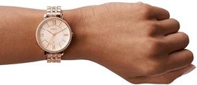 img 2 attached to Fossil ES3546 Jacqueline Gold Tone Stainless