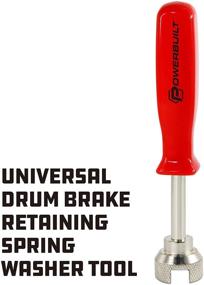 img 2 attached to 🔧 Powerbuilt 648592 Universal Drum Brake Retaining Spring Washer Tool