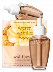 img 1 attached to 🌼 Warm Vanilla Sugar Wallflowers Fragrance Bulbs 2 pk - .8 oz each | The White Barn Candle Co. - Get Instantly Enveloped in Irresistible Vanilla Fragrance!