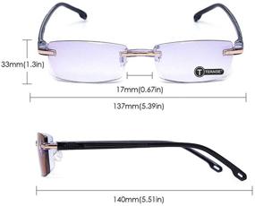 img 1 attached to 👓 TERAISE 2 PCS Women's Quality Fashion Anti Blue Light Computer Reading Glasses