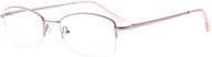 eyekepper half rim reading glasses titanium logo