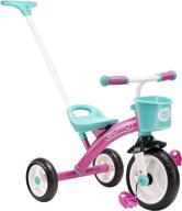 🚲 gomo kids tricycles - tricycles for 2 year olds, 3 year olds & kids 1-6 years - big wheels baby bike with push handle - toddler bikes for better seo logo