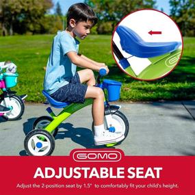 img 1 attached to 🚲 GOMO Kids Tricycles - Tricycles for 2 Year Olds, 3 Year Olds & Kids 1-6 Years - Big Wheels Baby Bike with Push Handle - Toddler Bikes for Better SEO