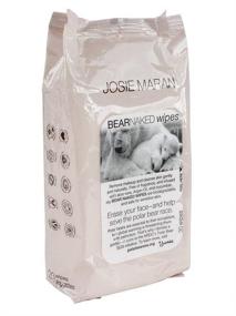 img 1 attached to 🐻 Josie Maran Bear Naked Wipes: Nourishing Makeup Remover with Natural Ingredients (30 Wipes)