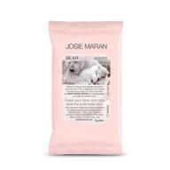 🐻 josie maran bear naked wipes: nourishing makeup remover with natural ingredients (30 wipes) logo