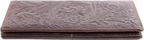 img 2 attached to Genuine Leather Embossed Women's Handbags & Wallets: Stylish and Authentic Collection for Ladies