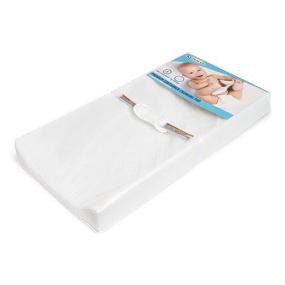 img 2 attached to 👶 Premium Contoured Graco Infant and Baby Changing Pad with Ultra Soft Buckle Cover for Supreme Comfort, Water-Resistant Baby Safety Belt, Non-Skid Bottom - Fits Standard Changing Topper, White