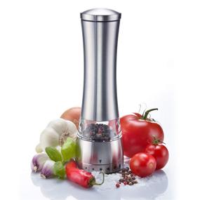 img 1 attached to 🧂 Westmark 63562260 Stainless Steel Manual Salt and Pepper Mill: Ceramic Pepper Grinder with Adjustable Grinding Grade