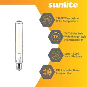 img 2 attached to 🌞 Sunlite 41072 LED Filament Bulb