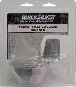 img 1 attached to Quicksilver 98432Q6 Zinc Anode Plate