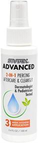 img 4 attached to 💎 Studex Advanced Piercing Aftercare & Cleanser 3.4oz: Hypochlorous Acid Solution for Pierced Ears - Gentle Aftercare for Sensitive Skin - First Earring Cleaner - Essential Piercing Health