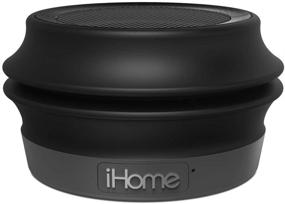 img 1 attached to 🔊 Enhance Your Audio Experience with iHome Bluetooth Speaker featuring SPEAKERPH, Black