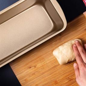 img 2 attached to 🍞 Неклеющийся форма для хлеба, 4 штуки - идеал для выпечки тостов в духовке (7,2 x 3,7 дюйма)