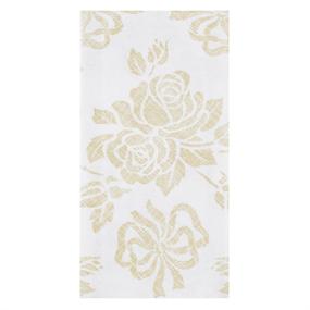 img 1 attached to 🧻 Hoffmaster 856520 Linen-Like Guest Towel, 1/6 Fold, Gold Prestige - Case of 500: High-Quality 17" x 12" Disposable Towels