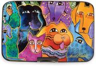 fig design group armored wallet - ultimate rfid secure data theft protection credit card case (laurel burch dogs) - keep your finances safe! logo