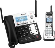 📞 at&t sb67118 dect 6.0 corded/cordless phone review: black/silver, including 1 base and 1 handset logo