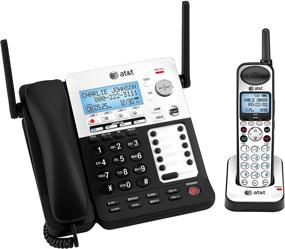 img 1 attached to 📞 AT&T SB67118 DECT 6.0 Corded/Cordless Phone Review: Black/Silver, Including 1 Base and 1 Handset