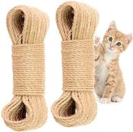 🐱 premium tfwadmx cat natural sisal rope: ideal replacement for scratching post trees, tower diy scratcher, repair, and more! logo