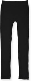 img 1 attached to Stylish Star Ride Girls' Fashion Leggings in Black and Charcoal Grey