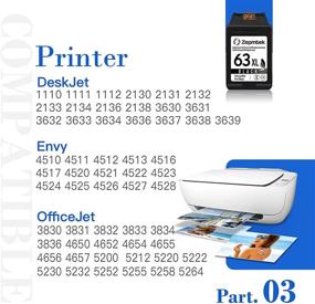 img 2 attached to ZepmTek Remanufactured Ink 63XL Black