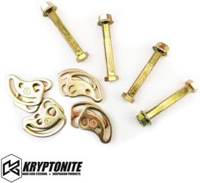 img 3 attached to Kryptonite KR0026 Cam Bolt Kit | Compatible with Chevy/GMC 1500HD, 2500HD, 3500 Trucks (2001-2010)