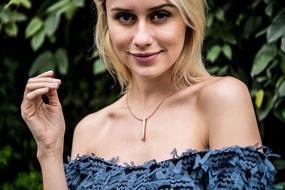 img 3 attached to 👯 JoycuFF Friendship Necklace: Inspiring Women with Vertical Bar Pendant - The Perfect Jewellery Gift for Teen Girls and Friends