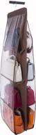 👜 amborido coffee handbag holder closet organizer with 8 pockets - double sided logo