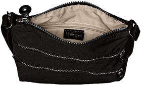 img 3 attached to Kipling Keiko Metallic Pewter Croc Women's Handbags & Wallets