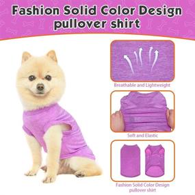 img 3 attached to 🐾 Stay Cool in Summer: Dog Cooling Shirt 2 Packs - Self Cooling, Breathable, and Fast-Drying Vest for Small Medium Dogs Cats Puppy