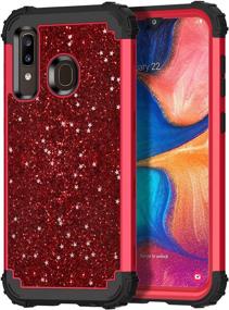 img 4 attached to 📱 Hekodonk Shockproof Protection Protective A50 Bling: Stylish and Durable Phone Case for Ultimate Phone Safety