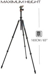 img 1 attached to 📷 3 Legged Thing Punks Anarchy Travis Matte Black Tripod & Ballhead Combo (Travis Anarchy) - Ideal for General Use