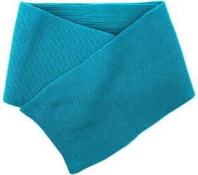 img 1 attached to Модные зимние вязаные шарфы: модные аксессуары для маленьких девочек.