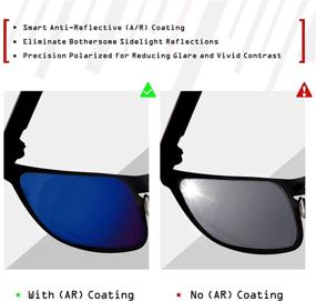img 1 attached to Polarized Replacement Ballistic Sunglasses for Men - SmartVLT Men's Accessories