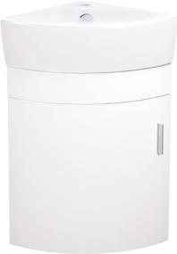 img 1 attached to Elanti Collection EC9808P SV Sink White