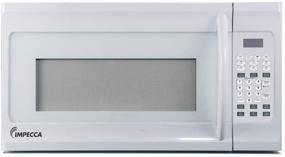 img 4 attached to Impecca 1.6 cu. ft. Over-the-Range 30” Microwave Oven 1000 Watts, Surface Light, 2-Speed Vent System, Touchpad Controls, Digital Clock, Timer, LED Display, Child Lock - White