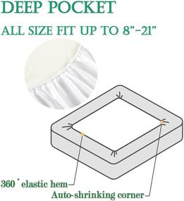 img 2 attached to Waterproof Queen Mattress Protector Breathbale