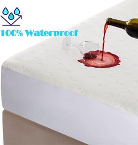 img 3 attached to Waterproof Queen Mattress Protector Breathbale