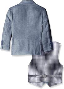 img 2 attached to 👔 Isaac Mizrahi Linen 3-Piece Suit for Boys