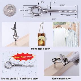 img 3 attached to 🔩 Muzata Stainless Steel Terminal Tapping Fasteners and Screws: Durable and Reliable Hardware Solution