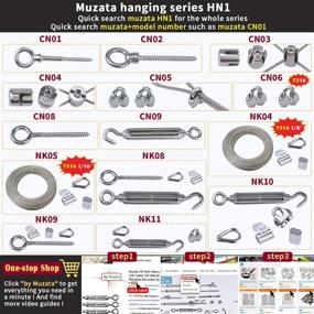 img 1 attached to 🔩 Muzata Stainless Steel Terminal Tapping Fasteners and Screws: Durable and Reliable Hardware Solution