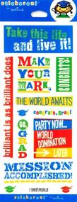 img 2 attached to Enhance your Graduation Memories with Specialty Scrapbook Stickers - Graduation Stickers