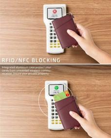 img 1 attached to 💳 VULKIT Credit Holder Wallet with Blocking Technology