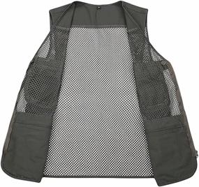 img 2 attached to Breathable Fishing Multi Pockets Photography Waistcoat Outdoor Recreation
