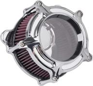 🏍️ xmmt motorcycle air filter cleaner intake for harley dyna & softail (1993-2016) - road king street road electra glide models (1993-2007) logo