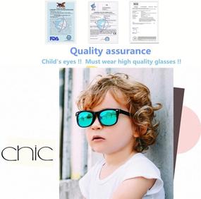 img 2 attached to 😎 Polarized UV Protection Sunglasses for Trendy Toddler Boys and Girls